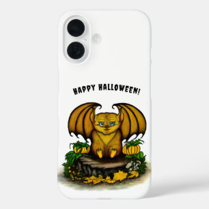 Coques iPhone 16 Bat d'Halloween mignonne