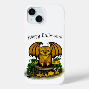 Coque Pour iPhone 15 Bat d'Halloween mignonne