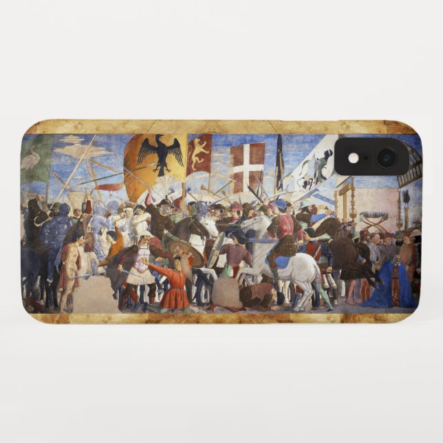 Coques Case-Mate iPhone BATAILLE D'HÉRACLIE par Piero Della Francesca (Dos (Horizontal))