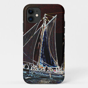 Coque iPhone 11 Bateau à voile - Photo Abstraite