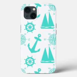 Case-Mate iPhone Case Bateau côtier bleu turquoise