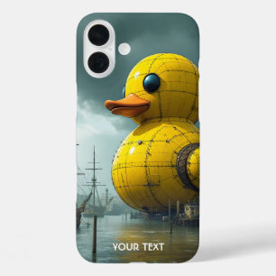 Coques iPhone 16 Plus Bateau de guerre Imaginaire Cute Duck