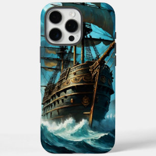 Coques iPhone 16 Pro Max Bateau de pirate de lune