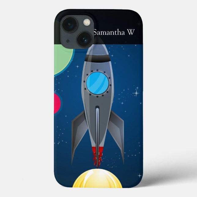 Coques Case-Mate iPhone Bateau de Rocket d'espace extra-atmosphérique (Verso)