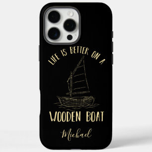Coques iPhone 16 Pro Max Bateau moderne nautique personnalisé