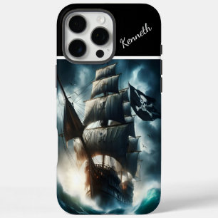 Coques iPhone 16 Pro Max Bateau Pirate Bravant La Tempête
