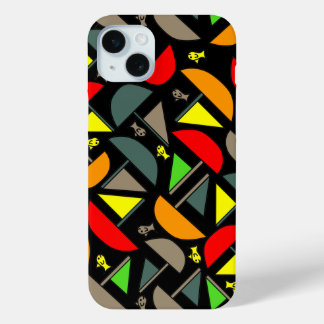 Coque iPhone 15 Mini Bateaux et poissons