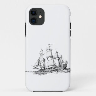 Coque iPhone 11 bateaux sur l'eau