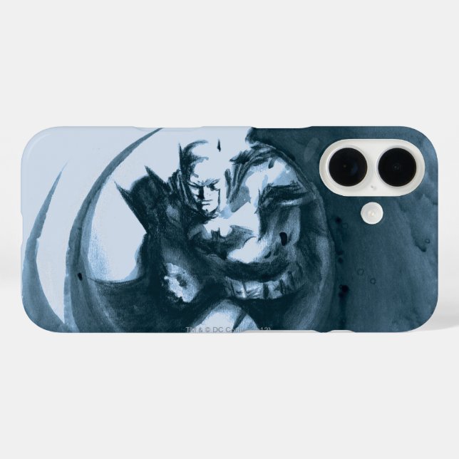 Coques Case-Mate iPhone Batman au café (Verso (horizontal))