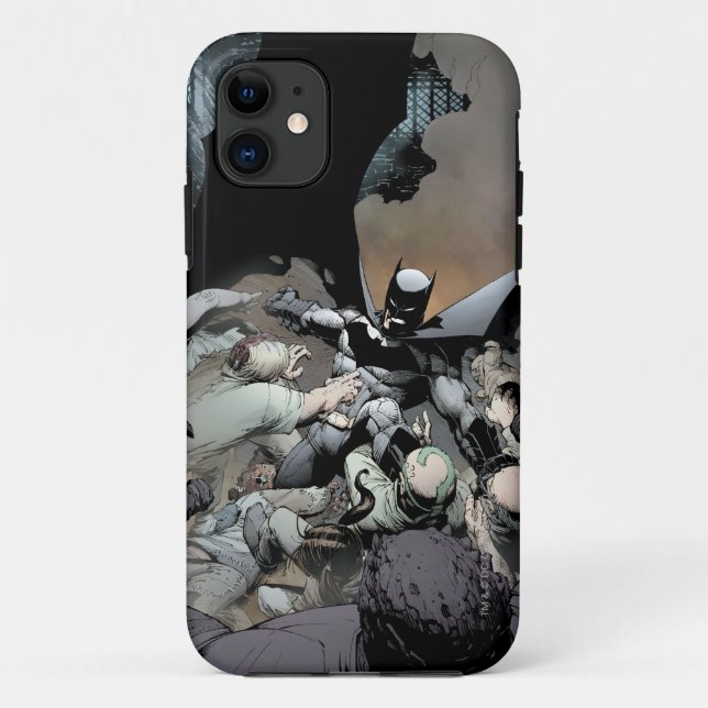 Coques Case-Mate iPhone Batman Combattre les ennemis de l'arc (Dos)