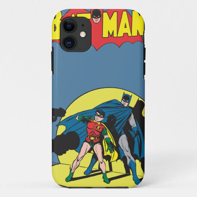 Coques Case-Mate iPhone Batman Comic - avec Robin (Dos)
