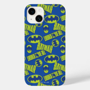 Coque Pour iPhone 14 Batman - Le Motif du Chevalier foncé