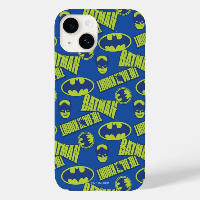 Coques Case-Mate iPhone Batman - Le Motif du Chevalier foncé (Verso)