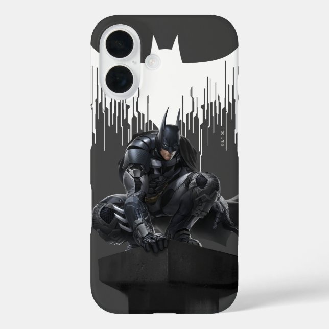 Coques Case-Mate iPhone Batman perché sur un pilier (Verso)