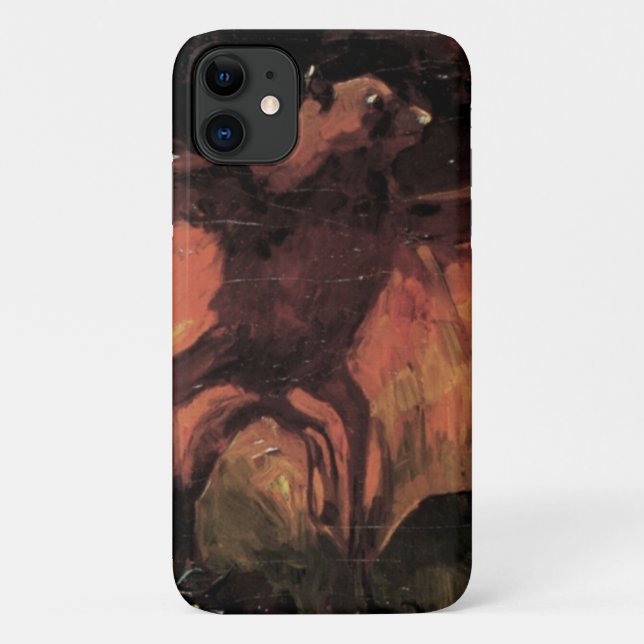 Coques Case-Mate iPhone Batterie de renard volante par Vincent van Gogh (Dos)
