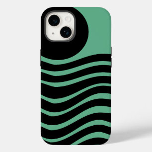 Coque Pour iPhone 14 Bauhaus Seafoam Green Abstrait
