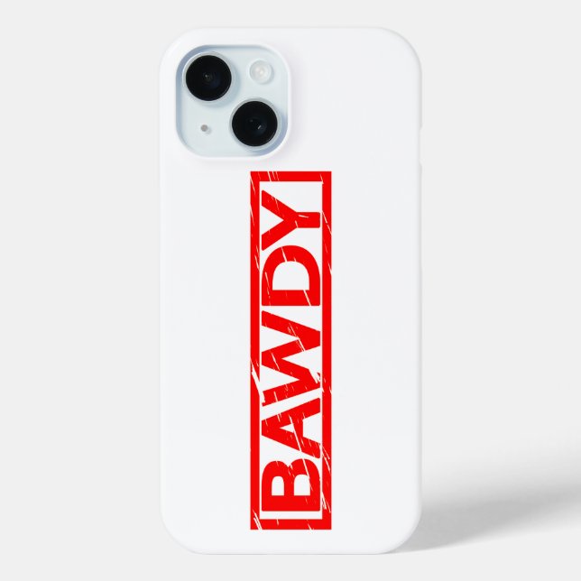 Coques Case-Mate iPhone Bawdy Stamp (Verso)