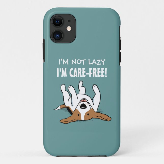 Coques Case-Mate iPhone Beagle mignon - chien avec le texte fait sur (Dos)