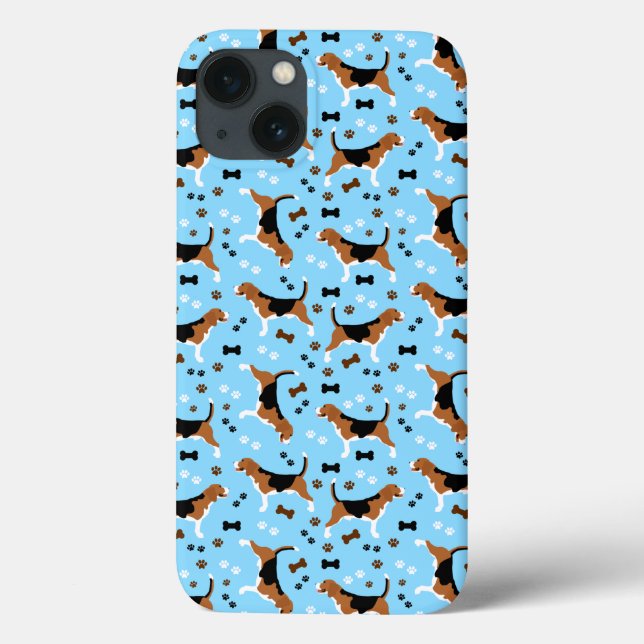 Coques Case-Mate iPhone Beagle race de chien Beagle Motif (Verso)