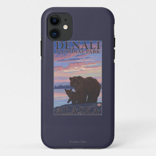 Coques Pour iPhone Bear and Cub - Denali National Park, Alaska