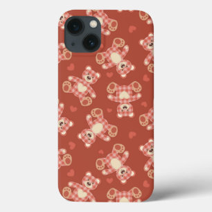 Etui iPhone 13 bear patwork