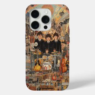Coque iPhone 15 Pro Beatles Vintage