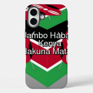Coques iPhone 16 Plus 🇰 🇪 Beau Beau Drapeau Kenyan