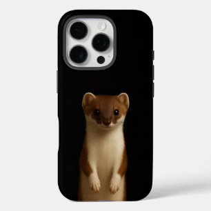 Coques iPhone 16 Pro Beau Belette Luxe iPhone 16 Pro, Élégante