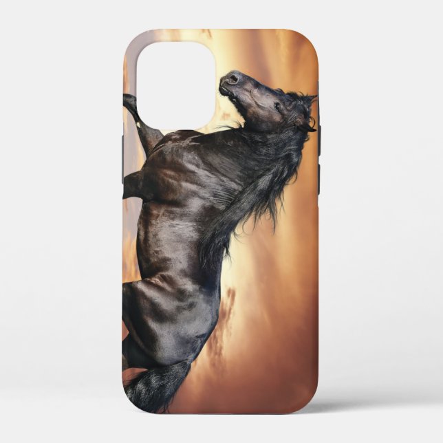 Coques Case-Mate iPhone Beau Cheval Noir (Verso)