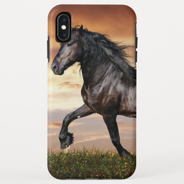 Coques Case-Mate iPhone Beau Cheval Noir (Dos)