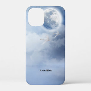 Case-Mate iPhone Case Beau ciel bleu avec cygnes volants