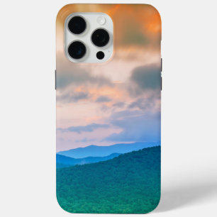 Coque iPhone 15 Pro Max Beau ciel, nuages rouges