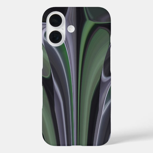 Coques Case-Mate iPhone Beau Extraordinaire Vert Aurora Texture Art Design (Verso)