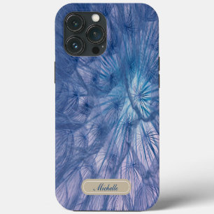 Case-Mate iPhone Case Beau Grand Dandelion bleu ciré