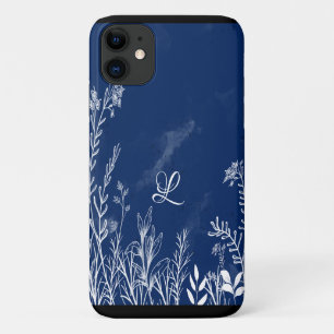 Case-Mate iPhone Case Beau Monogramme Fleur sauvage Doodles