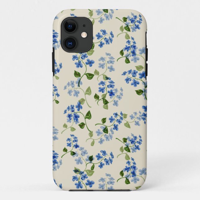 Coques Case-Mate iPhone Beau motif fleuri sans soudure (Dos)