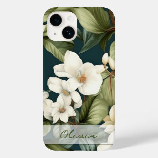 Coque Pour iPhone 14 Beau motif floral classique