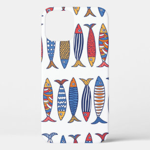 Case-Mate iPhone Case Beau poisson. Enfants arrière - plans. Motif sans