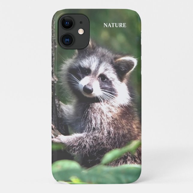 Coques Case-Mate iPhone Beau raton laveur dans la jungle (Dos)