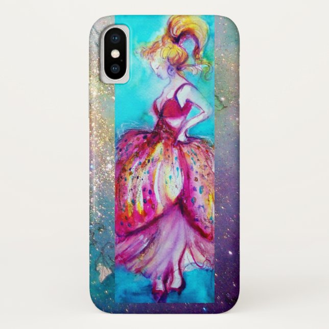 COQUES Case-Mate iPhone BEAUTÉ EN ROBE ROSE (Dos)