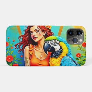 Case-Mate iPhone Case Beauté tropicale et design de perroquets bleus