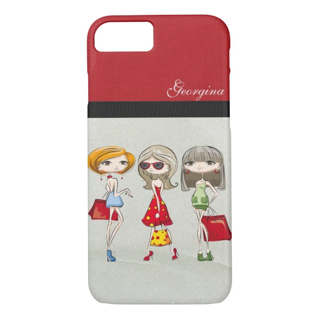 Coques Case-Mate iPhone Beaux achats Girly faits sur commande (Dos)