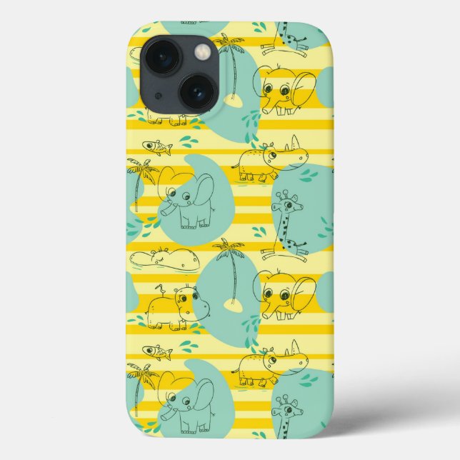 Coques Case-Mate iPhone Beaux animaux jouant avec de l'eau 2 (Verso)