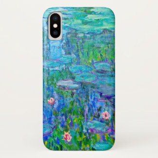 Coque Case-Mate Pour iPhone Beaux-arts bleus frais de Monet d'étang de