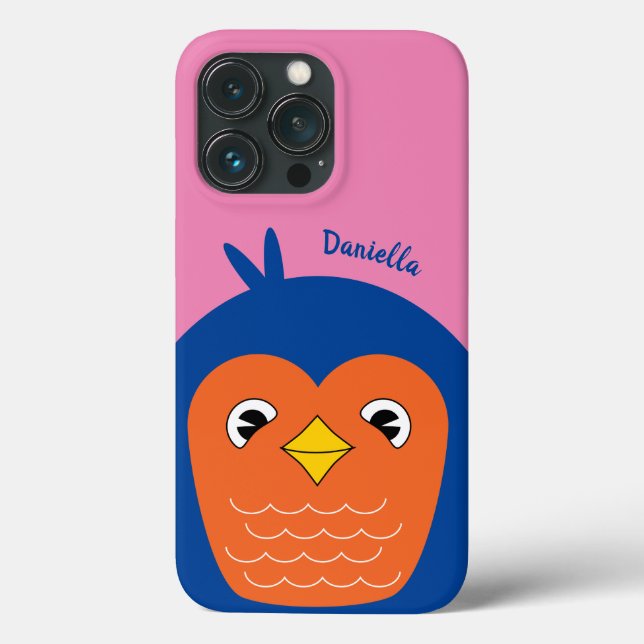 Coques Case-Mate iPhone Bébé adorable Bleu Oiseau (Verso)