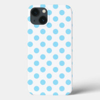 Bébé bleu et blanc pois Coque-Mate iPhone ca