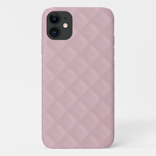 Coques Case-Mate iPhone Bébé Cuir à couture rose (Dos)