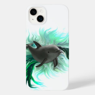 Coque Pour iPhone 14 Plus Bébé dauphin