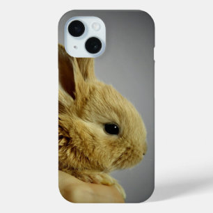 Coque Pour iPhone 15 Bébé mignon lapin à la main