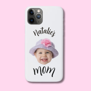 Case-Mate iPhone Case Bébé Mignon Photo de Visage Enfant Nom Maman